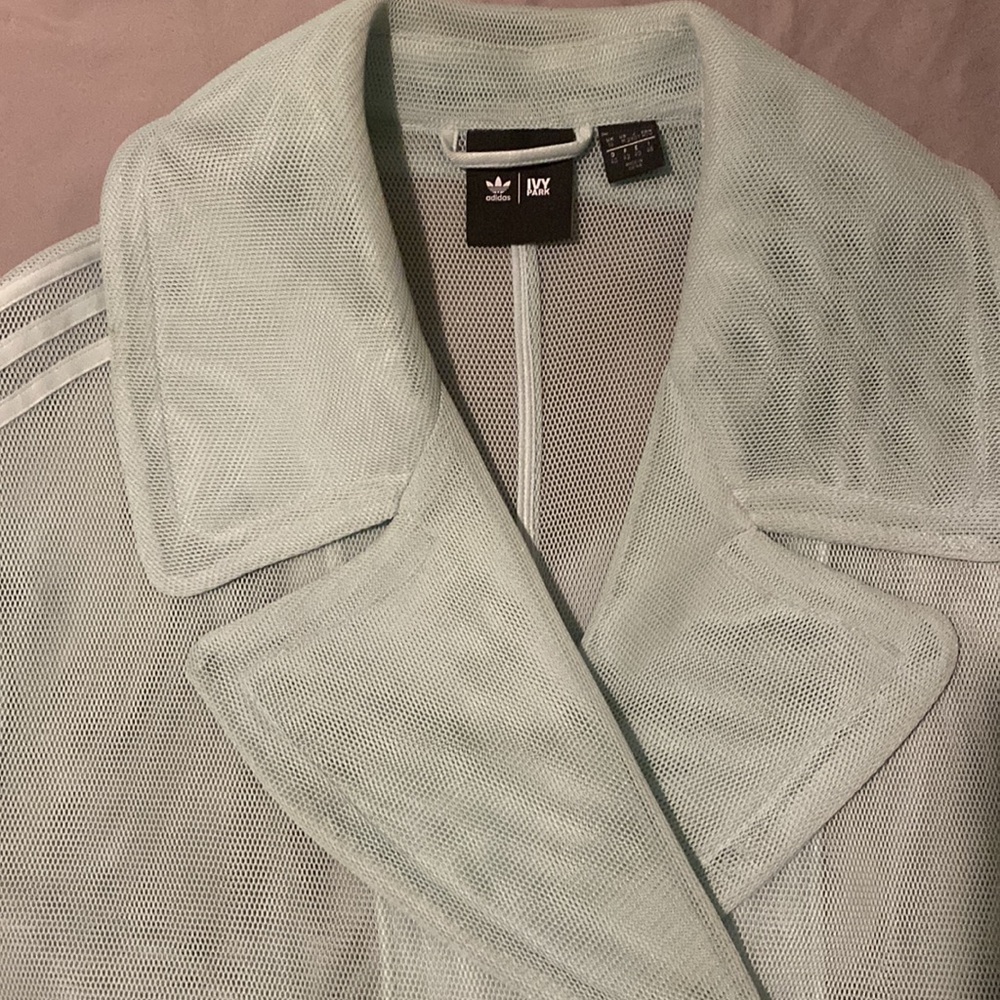 Adidas / Ivy Park Green Tint Mesh Jacket - Picture 10 of 16
